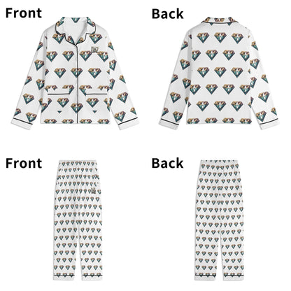 Conjunto de pijama DAZ Luxury de manga larga para hombre