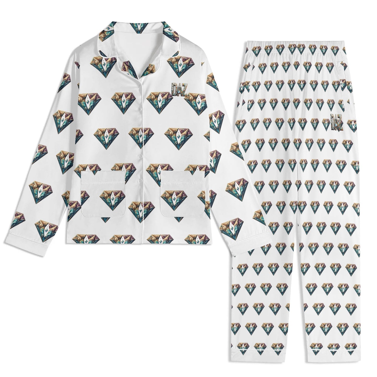 Conjunto de pijama DAZ Luxury de manga larga para hombre