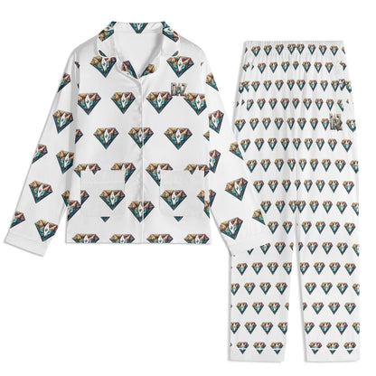Conjunto de pijama DAZ Luxury de manga larga para hombre