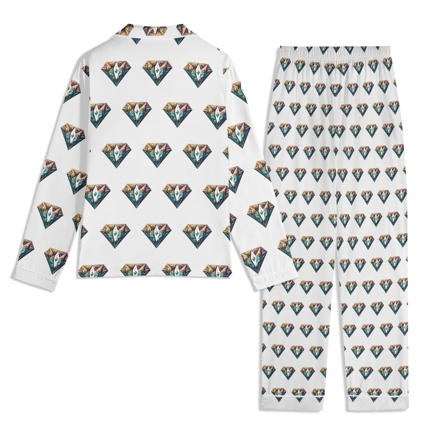 Conjunto de pijama DAZ Luxury de manga larga para hombre