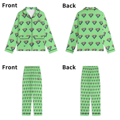 Conjunto de pijama DAZ Luxury de manga larga para hombre