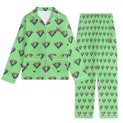 Conjunto de pijama DAZ Luxury de manga larga para hombre