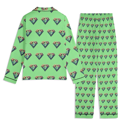 Conjunto de pijama DAZ Luxury de manga larga para hombre