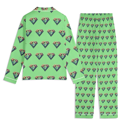 Conjunto de pijama DAZ Luxury de manga larga para hombre