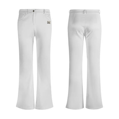 Pantalones acampanados elegantes DAZ Premium con estampado para mujer