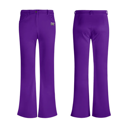 Pantalones acampanados elegantes DAZ Premium con estampado para mujer