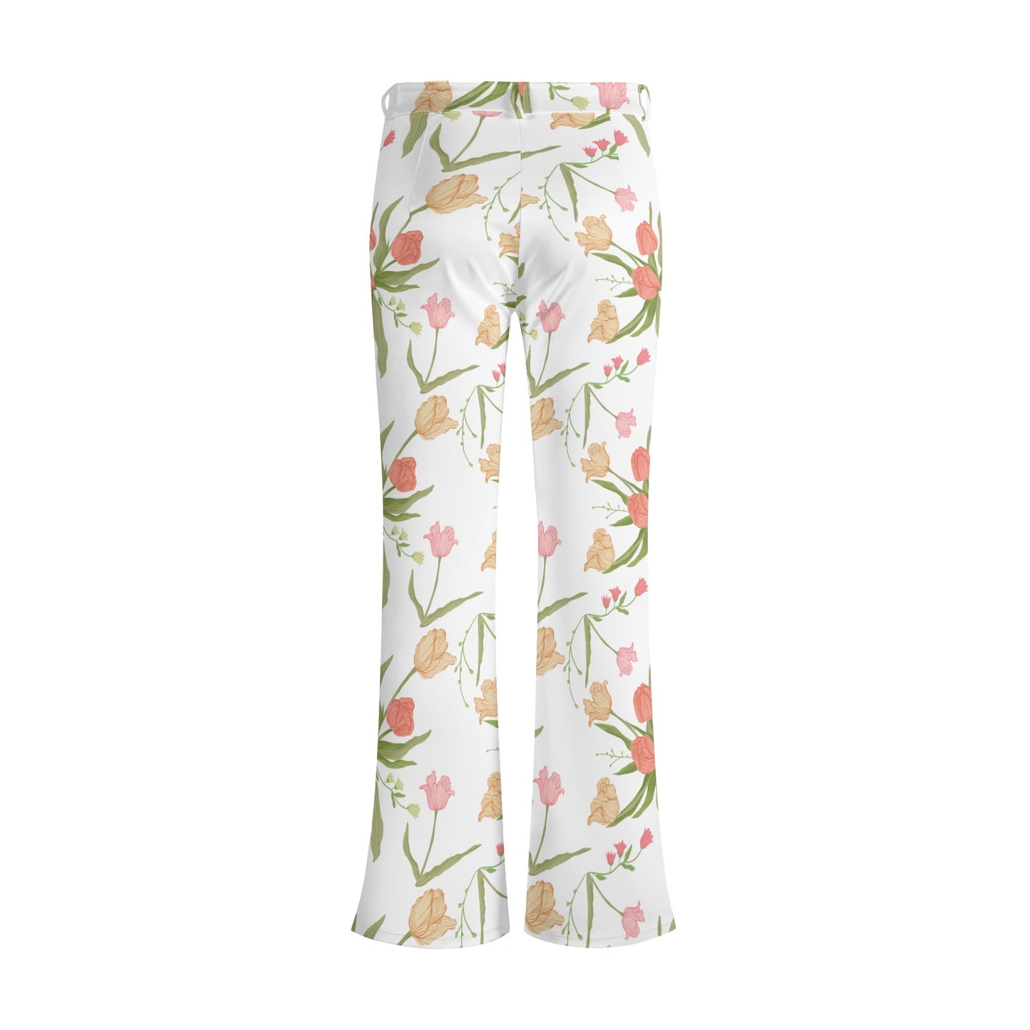 Pantalones acampanados elegantes DAZ Premium con estampado para mujer