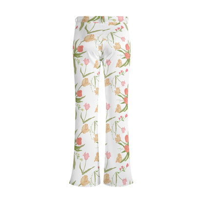 Pantalones acampanados elegantes DAZ Premium con estampado para mujer