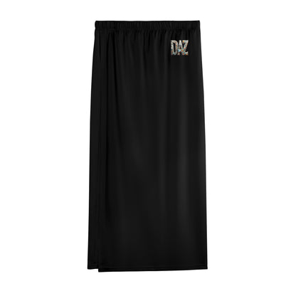 Conjunto de dos piezas de camiseta de manga corta DAZ y falda midi DAZ de gran tamaño y peso ligero para mujer