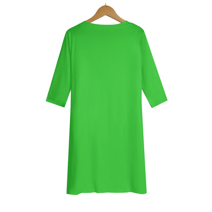 Conjunto de dos piezas de camiseta de manga corta DAZ y falda midi DAZ de gran tamaño y peso ligero para mujer