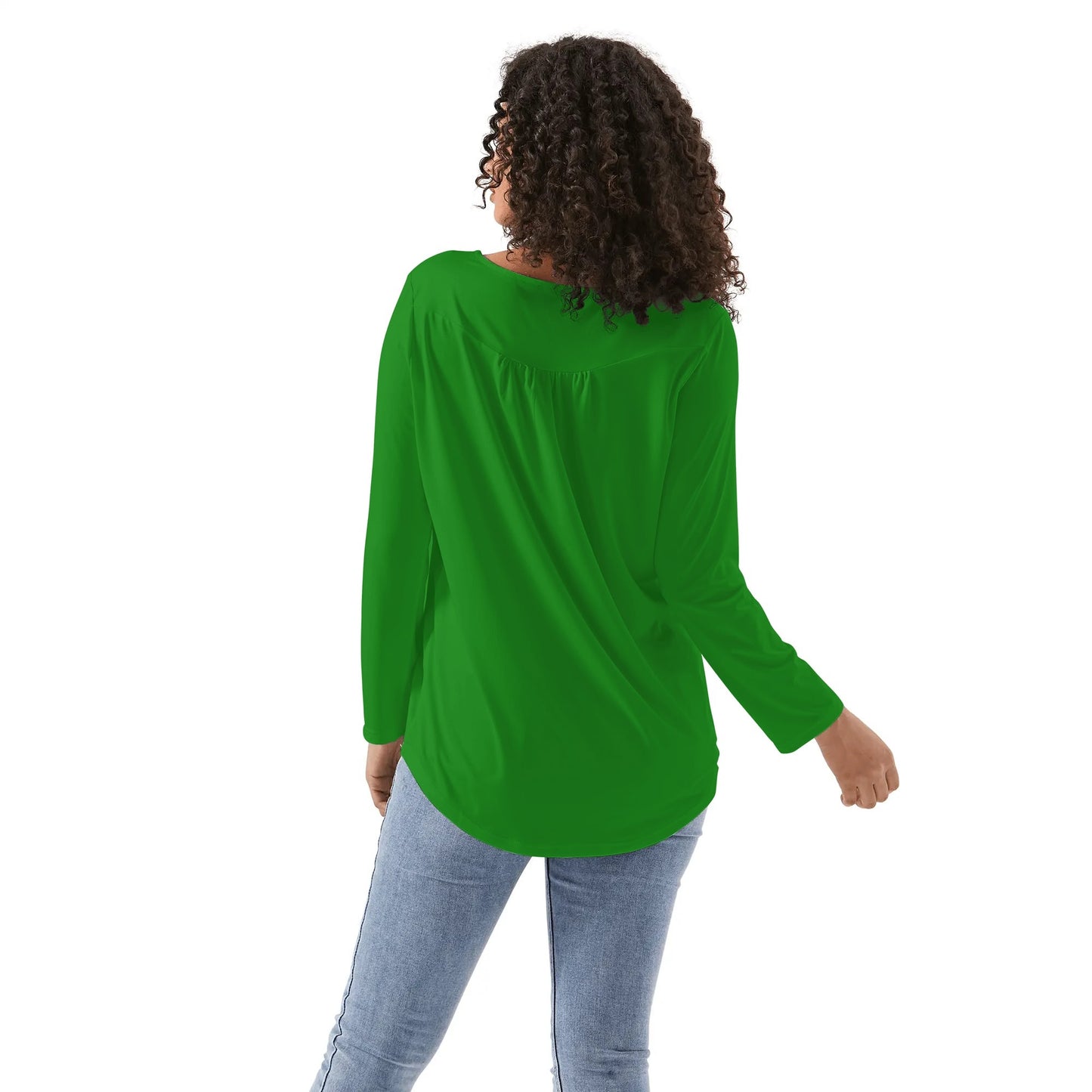DAZ Premium Babydoll Neck Casual Blouse for Women