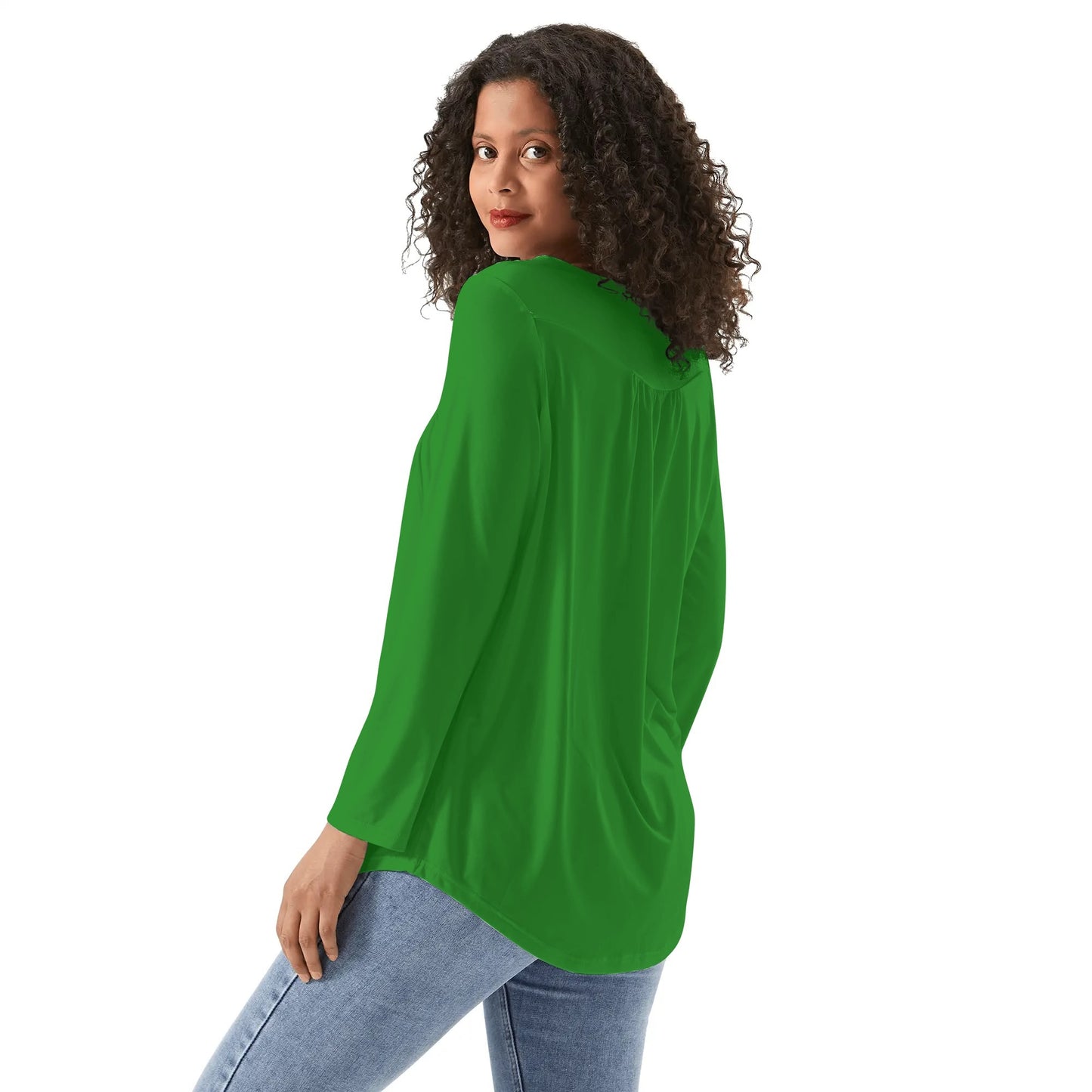 DAZ Premium Babydoll Neck Casual Blouse for Women