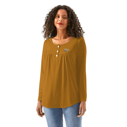 DAZ Premium Babydoll Neck Casual Blouse for Women