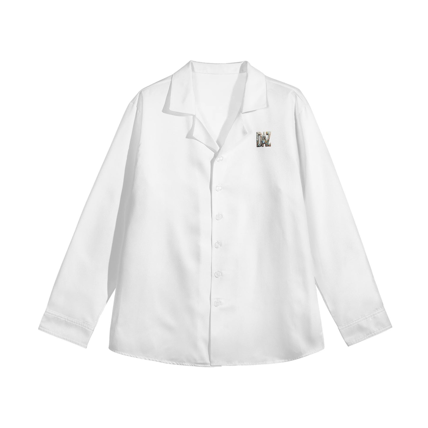 Camisa informal DAZ Luxury de manga larga con botones para mujer
