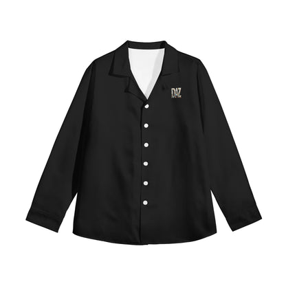 Camisa informal DAZ Luxury de manga larga con botones para mujer