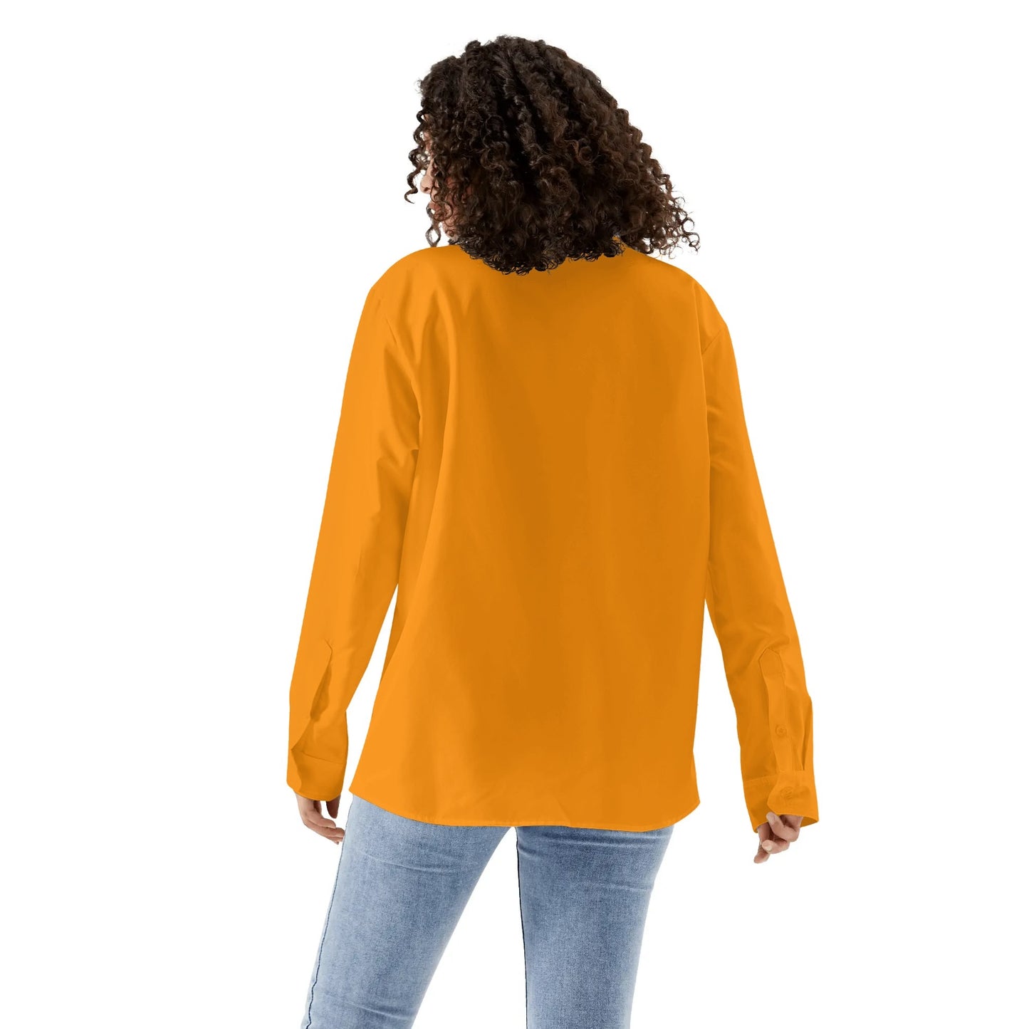 Camisa informal DAZ Luxury de manga larga con botones para mujer