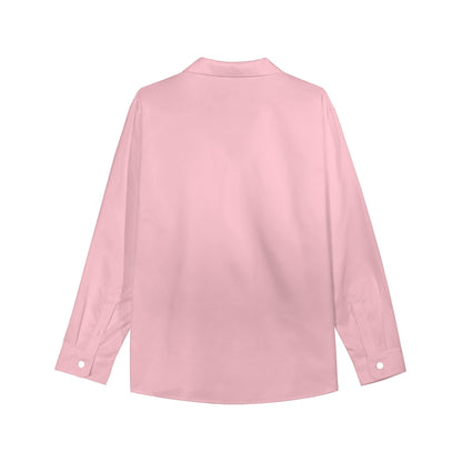 Camisa informal DAZ Luxury de manga larga con botones para mujer