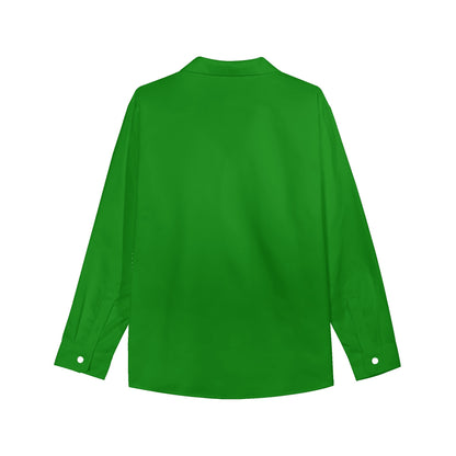 Camisa informal DAZ Luxury de manga larga con botones para mujer