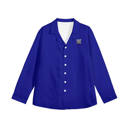 DAZ Luxury Women's Casual Long Sleeve Button Down Shirt