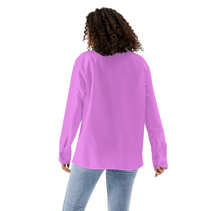 Camisa informal DAZ Luxury de manga larga con botones para mujer