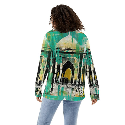 Camisa informal DAZ Luxury de manga larga con botones para mujer