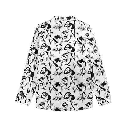 DAZ Luxury Women's Casual Long Sleeve Button Down Shirt