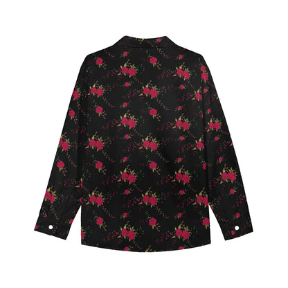DAZ Luxury Women's Casual Long Sleeve Button Down Shirt