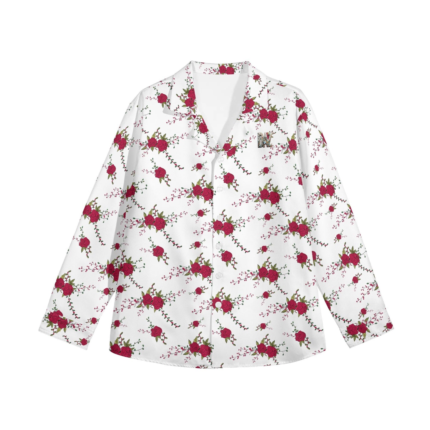 DAZ Luxury Women's Casual Long Sleeve Button Down Shirt