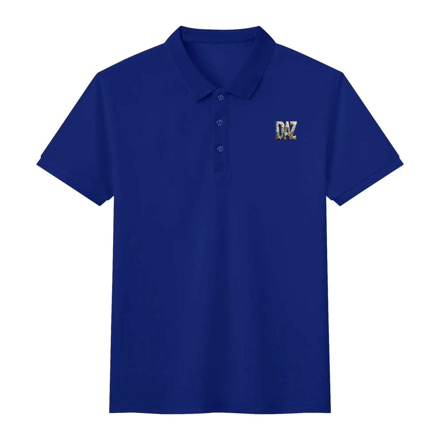 Polo DAZ Premium de algodón con estampado medio