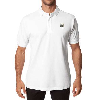 Polo DAZ Premium de algodón con estampado medio