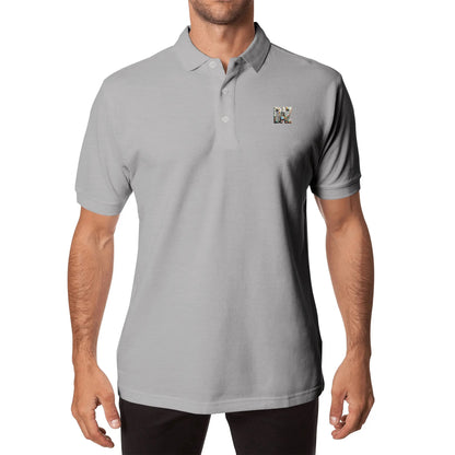 Polo DAZ Premium de algodón con estampado medio
