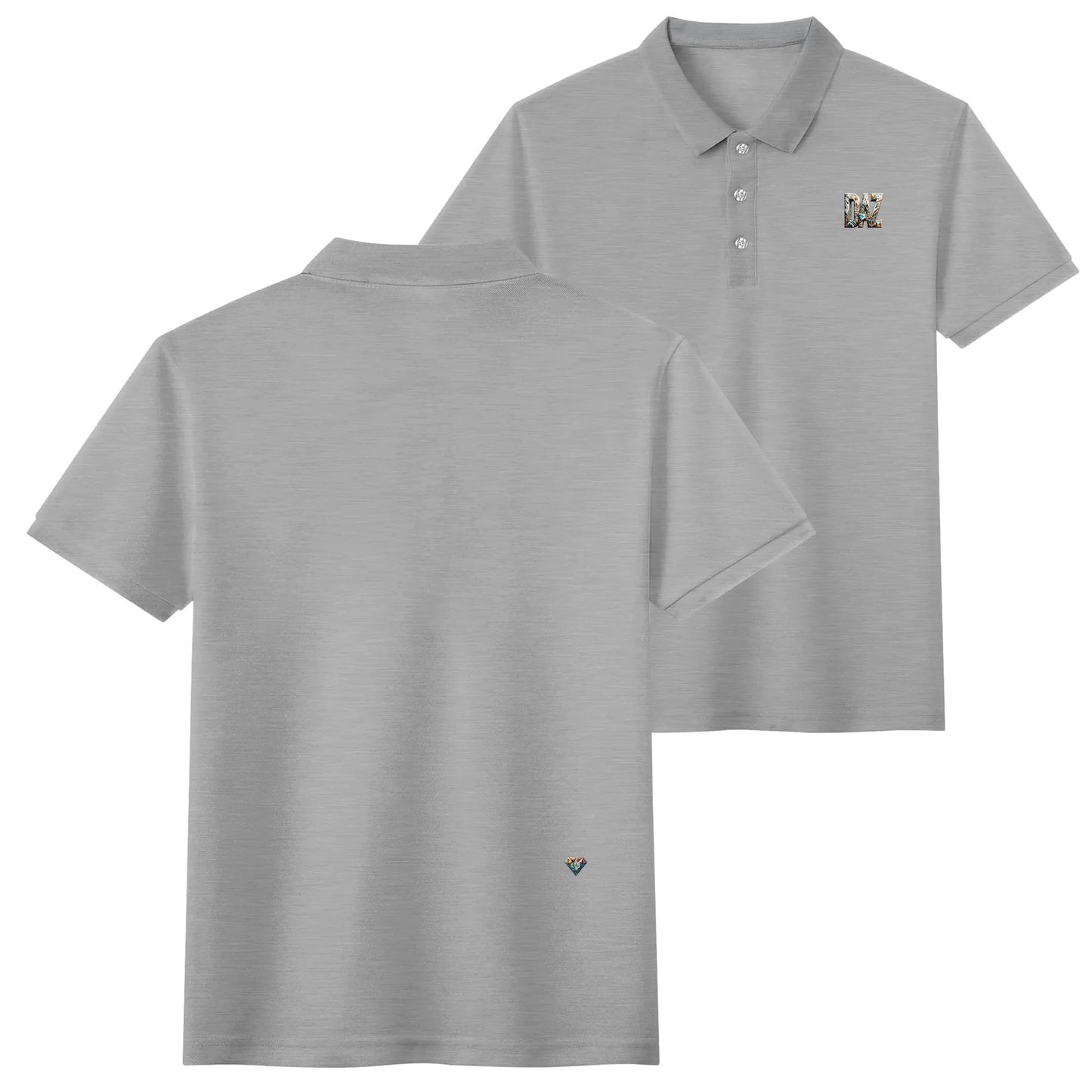 Polo DAZ Premium de algodón con estampado medio