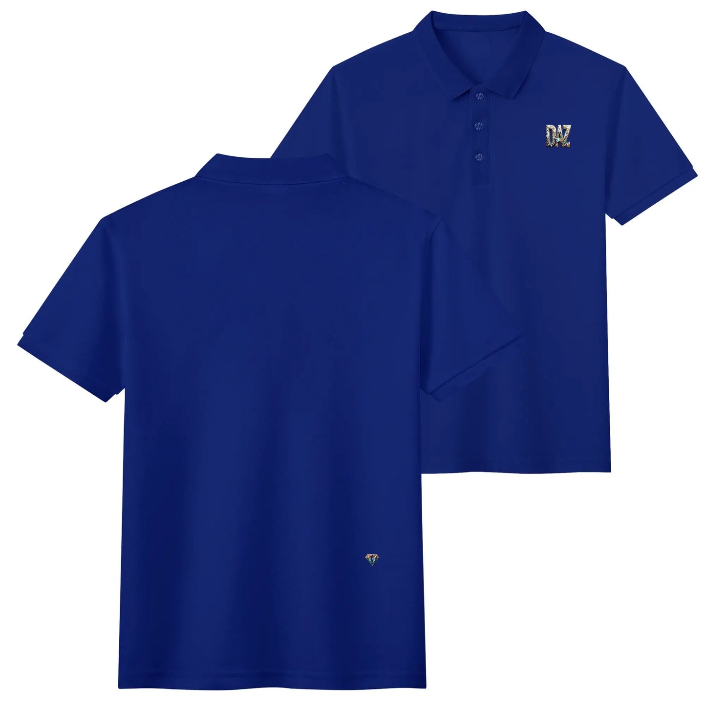 Polo DAZ Premium de algodón con estampado medio
