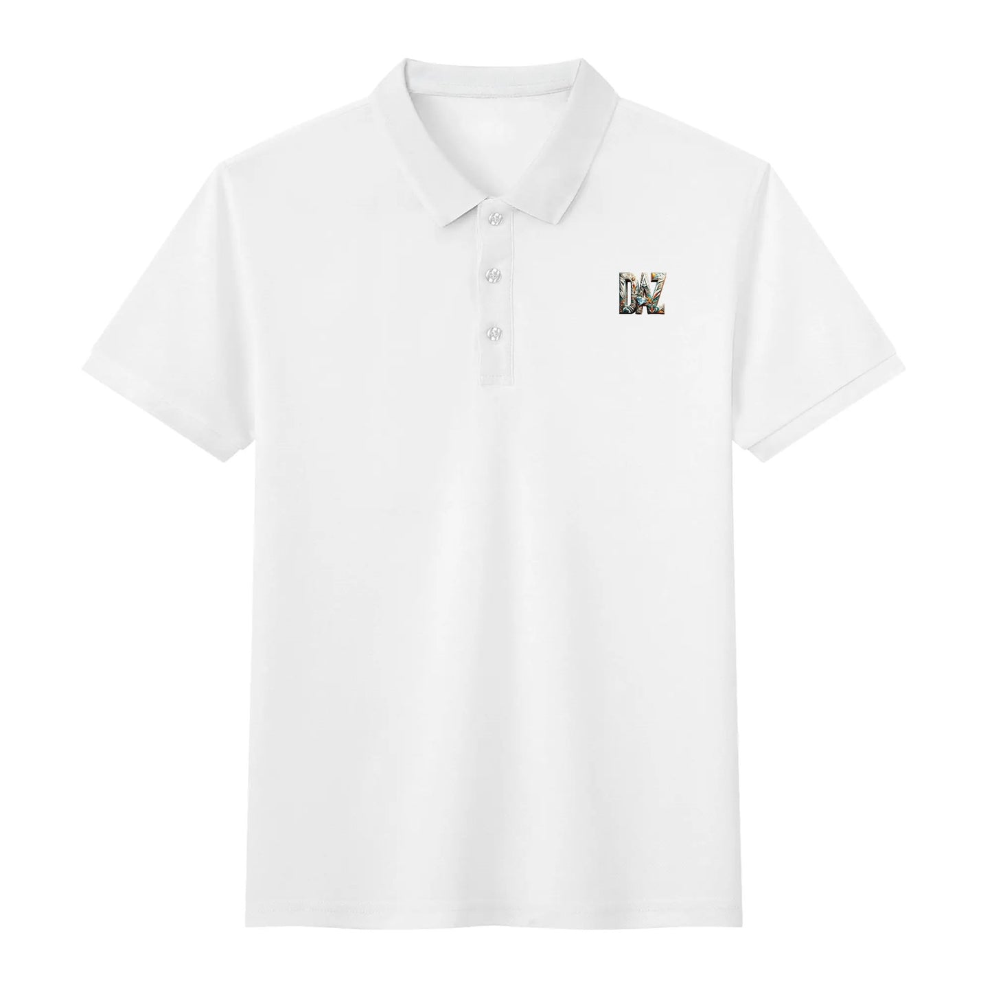 Polo DAZ Premium de algodón con estampado medio