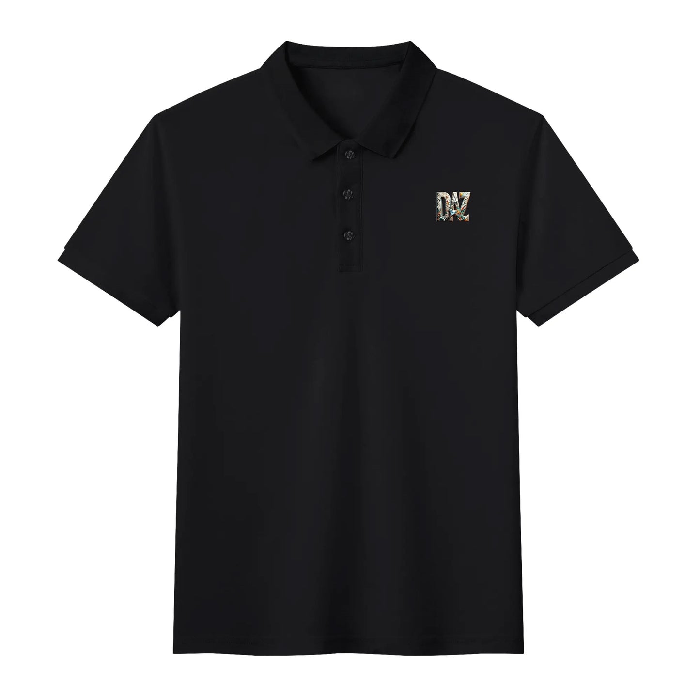 Polo DAZ Premium de algodón con estampado medio