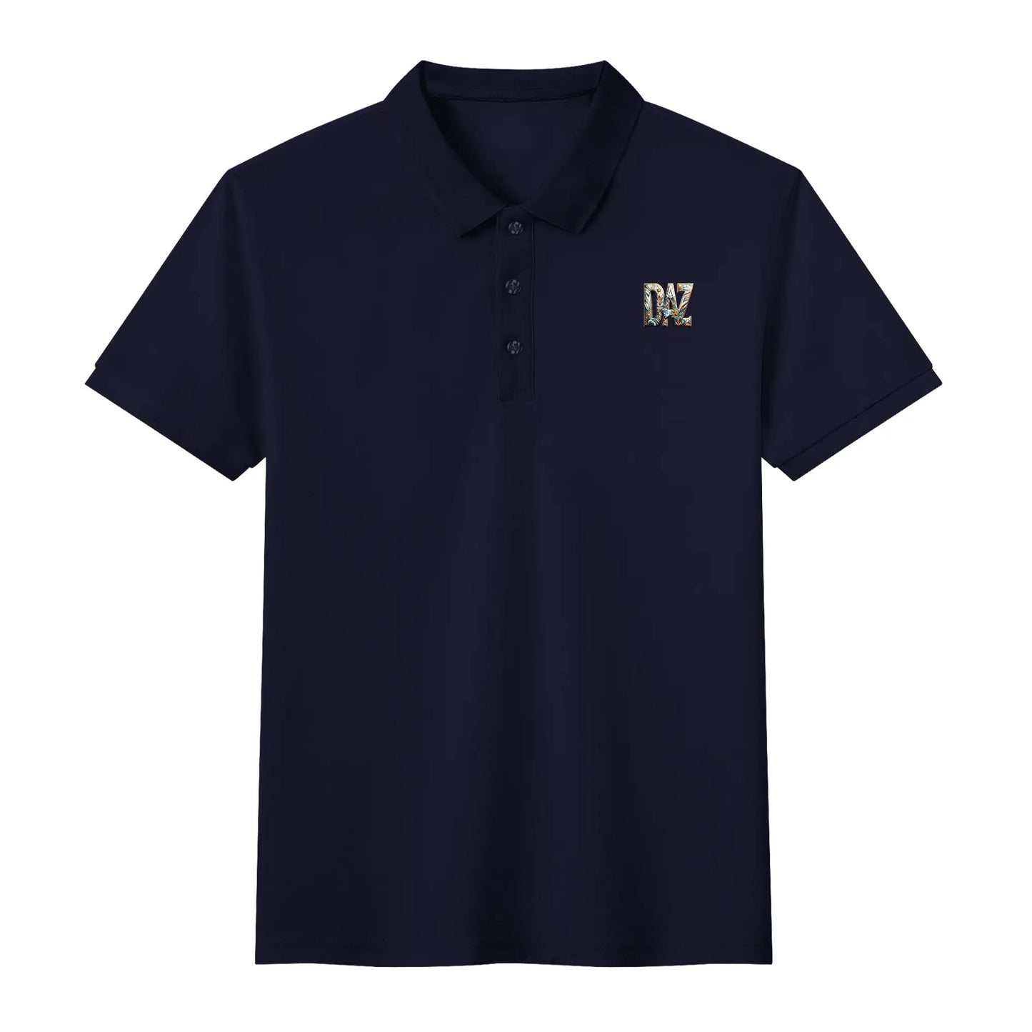 Polo DAZ Premium de algodón con estampado medio