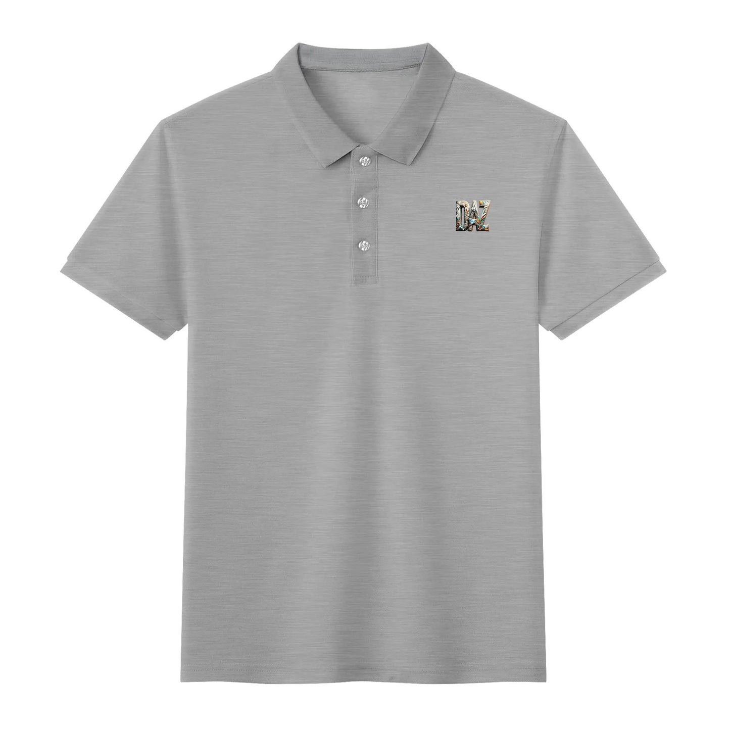 Polo DAZ Premium de algodón con estampado medio