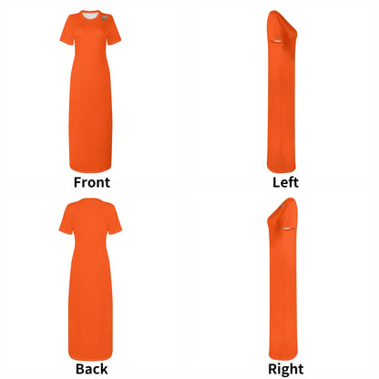 Vestido DAZ de manga corta para mujer