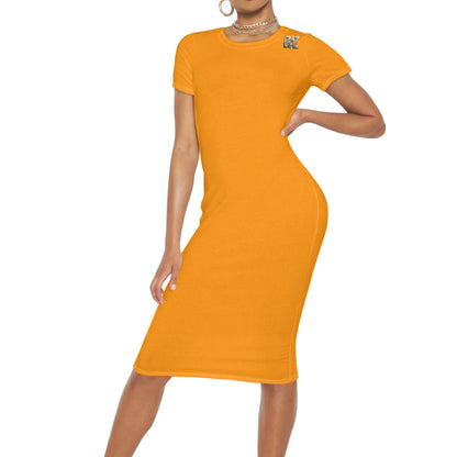Vestido DAZ de manga corta para mujer
