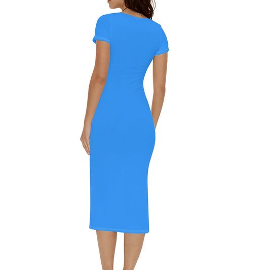 Vestido DAZ de manga corta para mujer