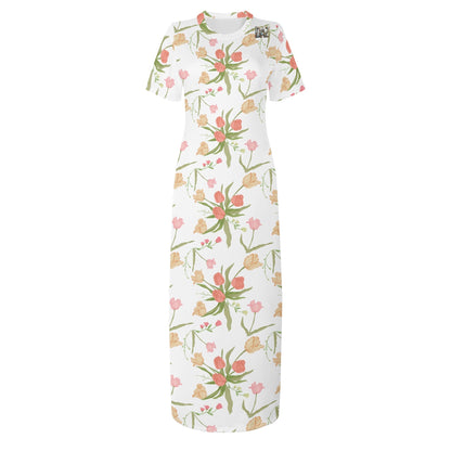 Vestido DAZ de manga corta para mujer