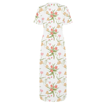 Vestido DAZ de manga corta para mujer