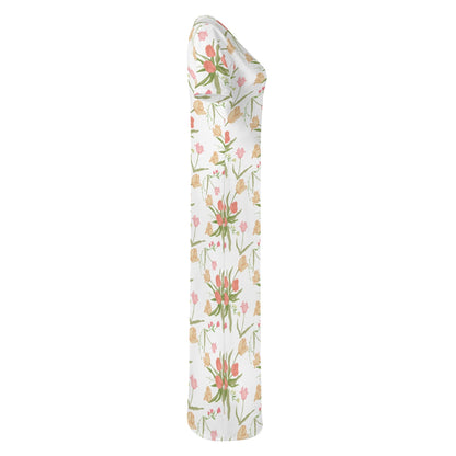 Vestido DAZ de manga corta para mujer