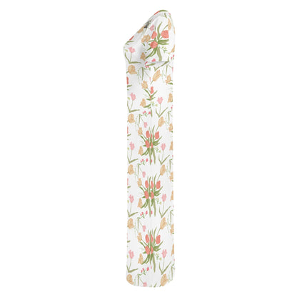 Vestido DAZ de manga corta para mujer