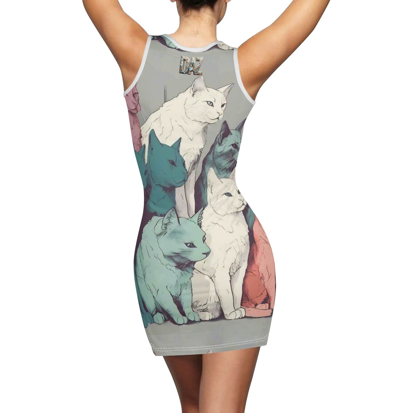 Vestidos para mujer ajustado con escote y realce de la cadera
