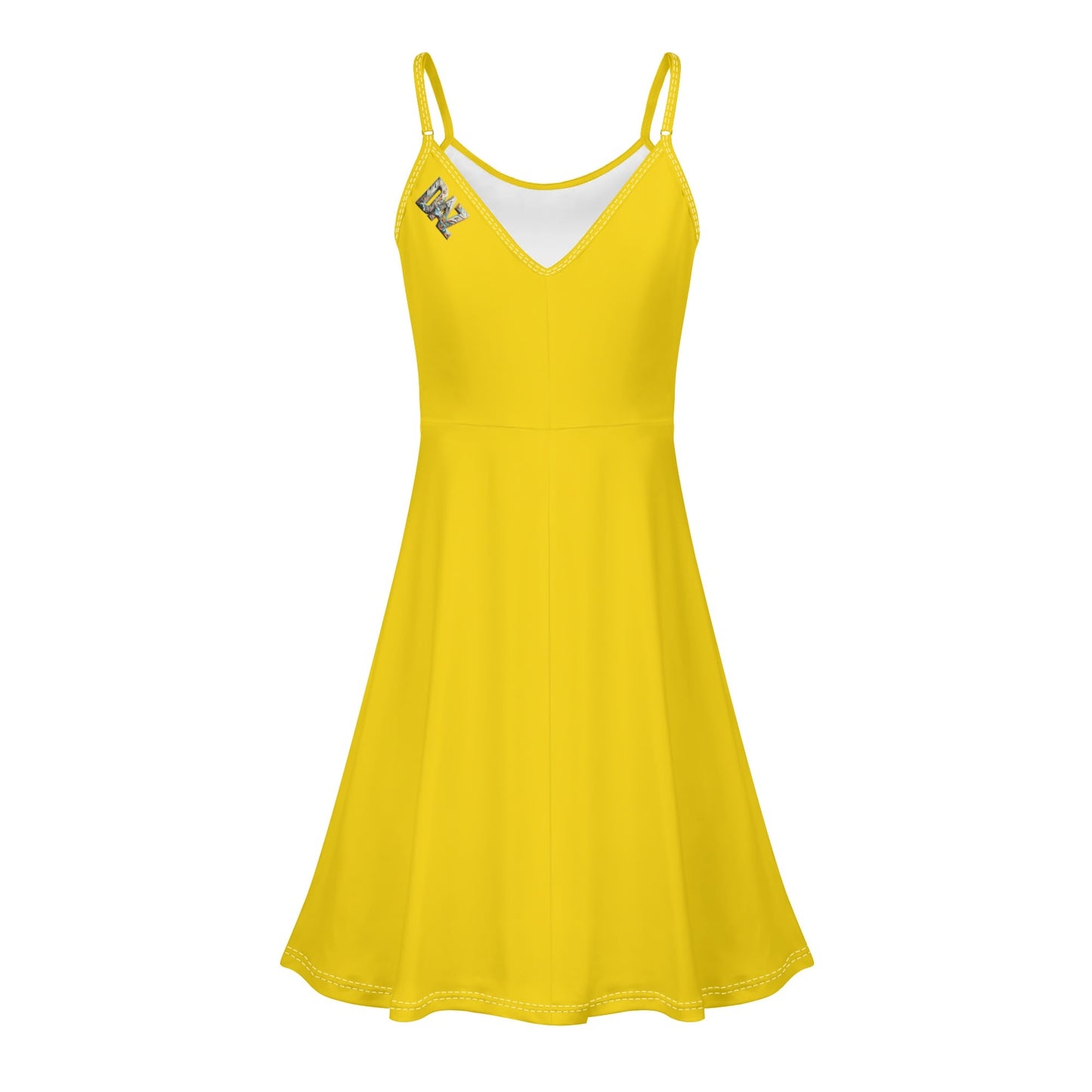 Vestido DAZ Luxury corto con tirantes finos ajustables y sin mangas para mujer