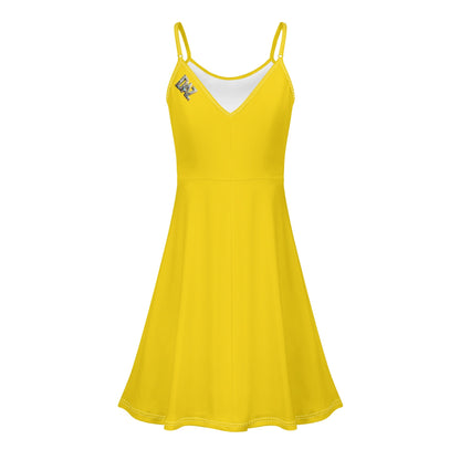 Vestido DAZ Luxury corto con tirantes finos ajustables y sin mangas para mujer