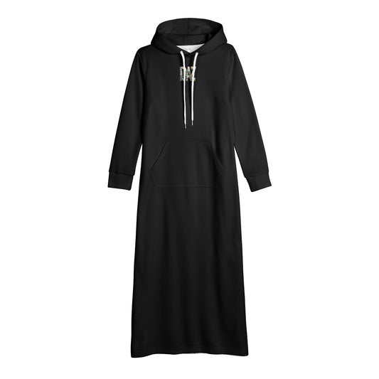 Vestido DAZ con capucha largo, informal y ligero para mujer