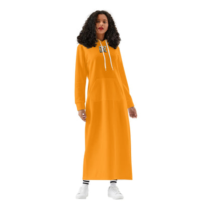 Vestido DAZ con capucha largo, informal y ligero para mujer