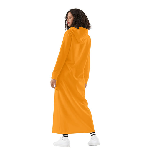 Vestido DAZ con capucha largo, informal y ligero para mujer